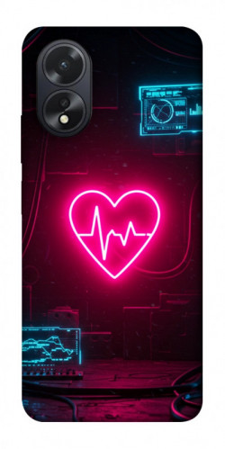Чехол itsPrint Neon heart для Oppo A38