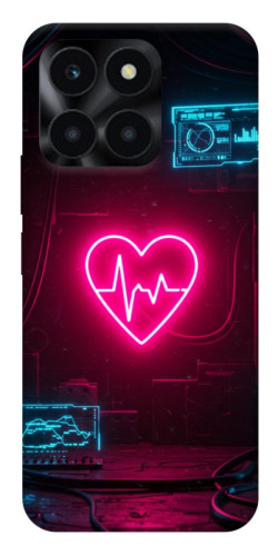 Чехол itsPrint Neon heart для Huawei Honor X6a