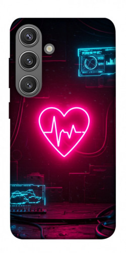 Чехол itsPrint Neon heart для Samsung Galaxy S24