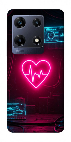 Чехол itsPrint Neon heart для Infinix Note 30 Pro