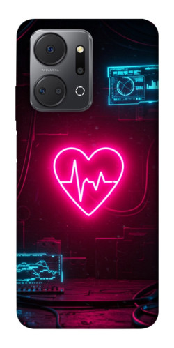 Чехол itsPrint Neon heart для Huawei Honor X7a
