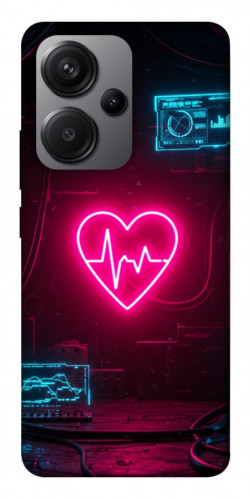 Чехол itsPrint Neon heart для Xiaomi Redmi Note 13 Pro+