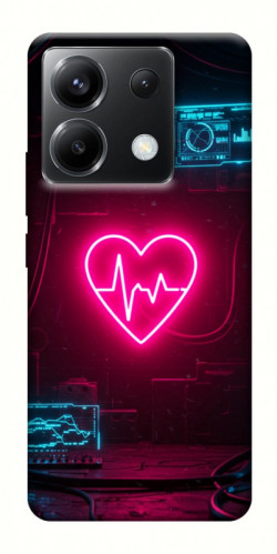 Чехол itsPrint Neon heart для Xiaomi Poco X6