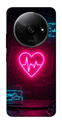 Чехол itsPrint Neon heart для Xiaomi Redmi A3