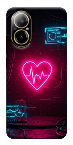 Чехол itsPrint Neon heart для Realme C67 4G