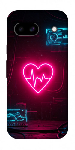 Чехол itsPrint Neon heart для Google Pixel 8a