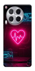 Чехол itsPrint Neon heart для TECNO Camon 30 (CL6)
