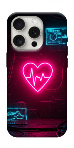 Чехол itsPrint Neon heart для Apple iPhone 16 Pro Max (6.9")