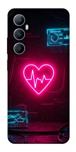 Чехол itsPrint Neon heart для Realme C65 4G