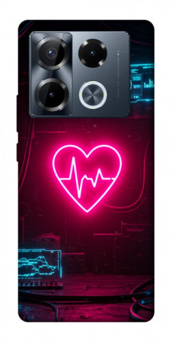 Чехол itsPrint Neon heart для Infinix Note 40 Pro 4G
