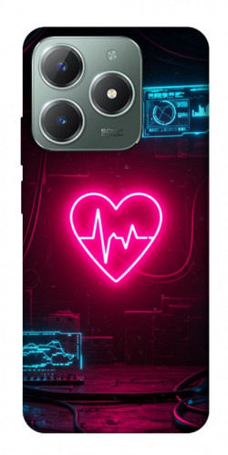 Чехол itsPrint Neon heart для Realme C61 4G