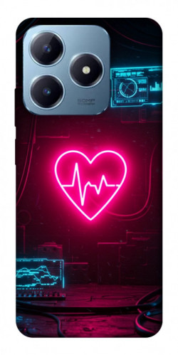 Чехол itsPrint Neon heart для Realme C63 4G