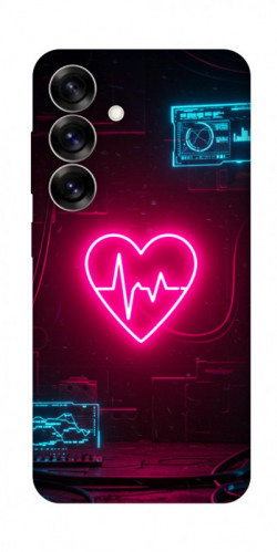Чохол itsPrint Neon heart для Samsung Galaxy S25+