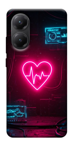 Чехол itsPrint Neon heart для Xiaomi Poco X7 Pro
