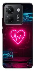 Чехол itsPrint Neon heart для Xiaomi Poco M7 Pro 5G