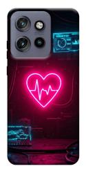 Чехол itsPrint Neon heart для Motorola Edge 50 Neo