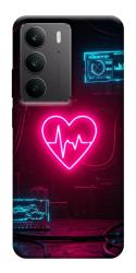 Чехол itsPrint Neon heart для Realme C75