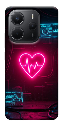 Чехол itsPrint Neon heart для Xiaomi Redmi Note 14 4G (Europe version)