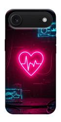 Чехол itsPrint Neon heart для Apple iPhone 17 Air (6.5")