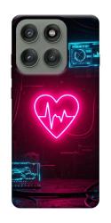 Чехол itsPrint Neon heart для Motorola Edge 60 Pro