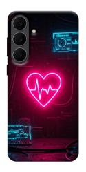 Чехол itsPrint Neon heart для Samsung Galaxy S25 FE
