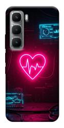 Чехол itsPrint Neon heart для Infinix Hot 60i
