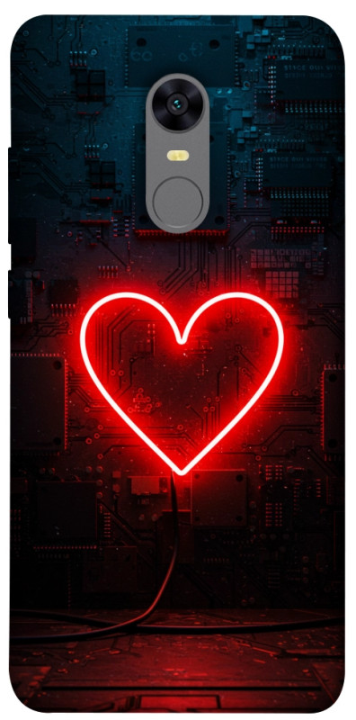 Чехол itsPrint Яркое сердце для Xiaomi Redmi 5 Plus / Redmi Note 5 (Single Camera), любовь, купить оптом с доставкой