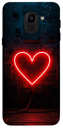 Чехол itsPrint Яркое сердце для Samsung J600F Galaxy J6 (2018)