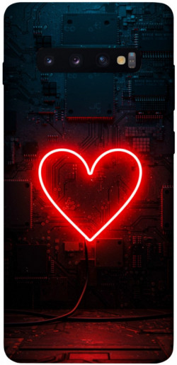 Чехол itsPrint Яркое сердце для Samsung Galaxy S10+