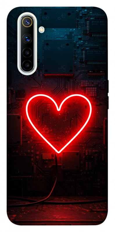 Чехол itsPrint Яркое сердце для Realme 6, любовь, купить оптом с доставкой