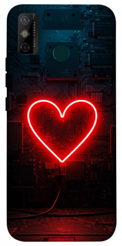 Чехол itsPrint Яркое сердце для TECNO Spark 6 Go