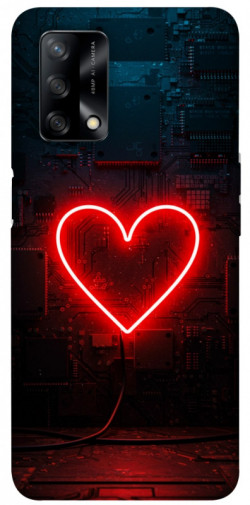 Чехол itsPrint Яркое сердце для Oppo A74 4G