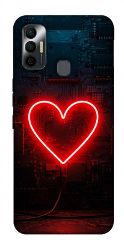 Чехол itsPrint Яркое сердце для TECNO Spark 7