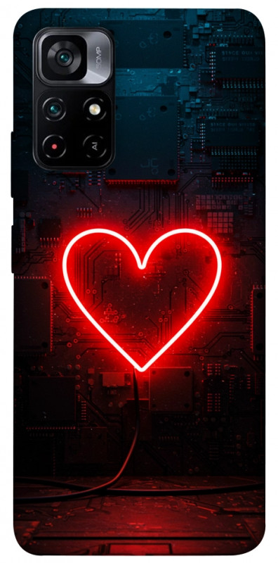 Чехол itsPrint Яркое сердце для Xiaomi Poco M4 Pro 5G, любовь, купить оптом с доставкой