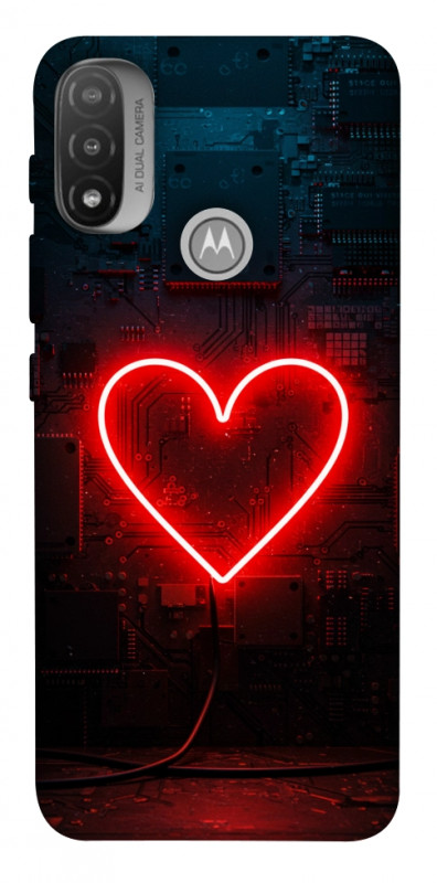 Чехол itsPrint Яркое сердце для Motorola Moto E20, любовь, купить оптом с доставкой