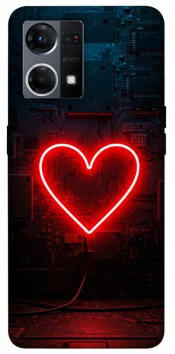 Чехол itsPrint Яркое сердце для Oppo Reno 7 4G