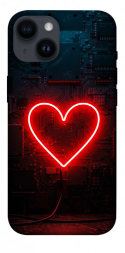 Чехол itsPrint Яркое сердце для Apple iPhone 14 (6.1")