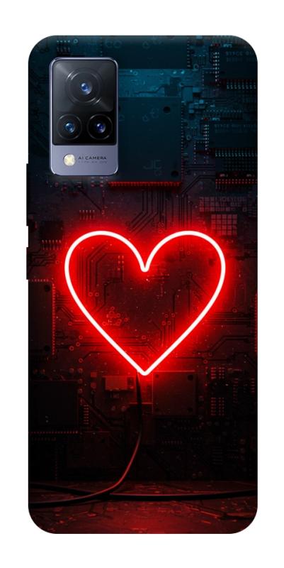 Чохол itsPrint Яскраве серце для Vivo V21, кохання, купити оптом з доставкою