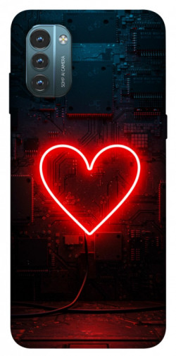 Чехол itsPrint Яркое сердце для Nokia G21