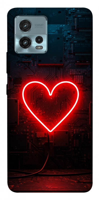 Чехол itsPrint Яркое сердце для Motorola Moto G72, любовь, купить оптом с доставкой