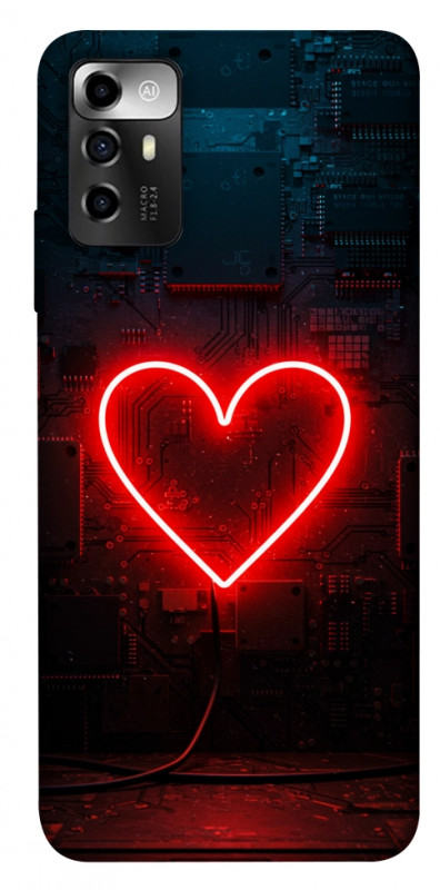 Чехол itsPrint Яркое сердце для ZTE Blade V40 Vita, любовь, купить оптом с доставкой
