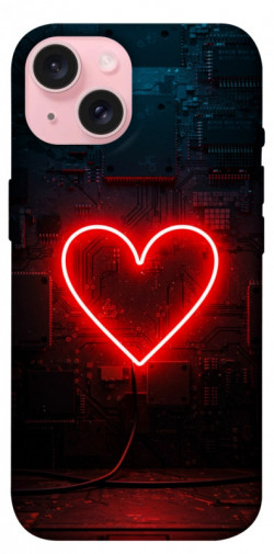 Чехол itsPrint Яркое сердце для Apple iPhone 15 (6.1")