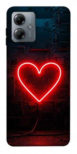Чехол itsPrint Яркое сердце для Motorola Moto G14