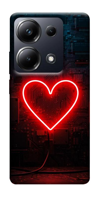 Чехол itsPrint Яркое сердце для Xiaomi Redmi 13 4G / Poco M6 4G, любовь, купить оптом с доставкой