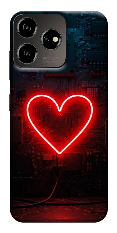 Чехол itsPrint Яркое сердце для ZTE Blade V50 Desing 4G, любовь, купить оптом с доставкой