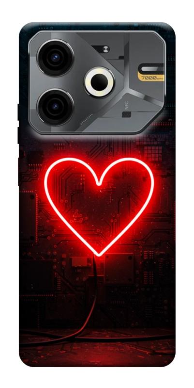 Чехол itsPrint Яркое сердце для TECNO Pova 6 Neo (LI6), любовь, купить оптом с доставкой