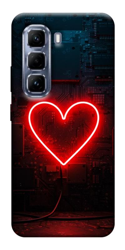Чехол itsPrint Яркое сердце для Infinix Hot 50 Pro, любовь, купить оптом с доставкой