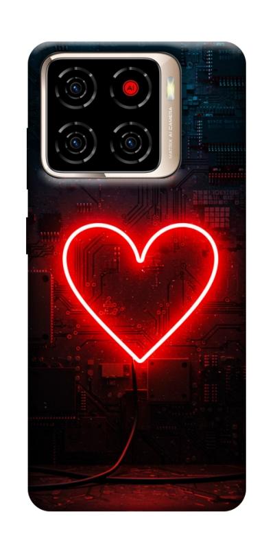 Чехол itsPrint Яркое сердце для ZTE Blade A56, любовь, купить оптом с доставкой