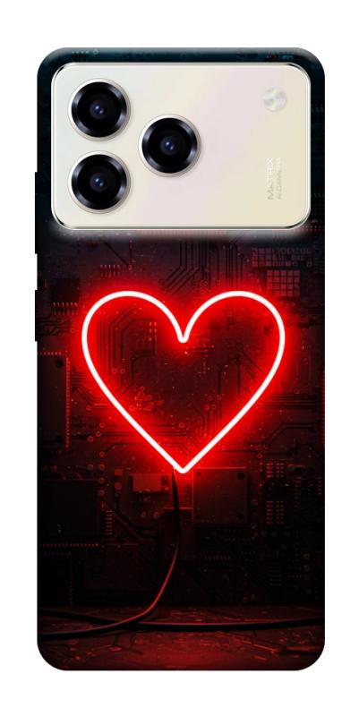 Чехол itsPrint Яркое сердце для ZTE Blade A76, любовь, купить оптом с доставкой
