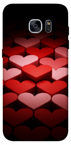 Чохол itsPrint Hearts pattern для Samsung G935F Galaxy S7 Edge